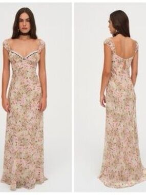 FOR LOVE & LEMONS Emmaline Maxi Floral Dress
